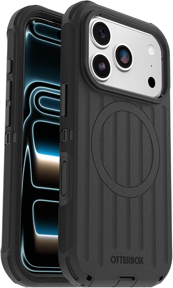 OtterBox Defender Pro Case for iPhone 18 Pro/17 Pro, Black