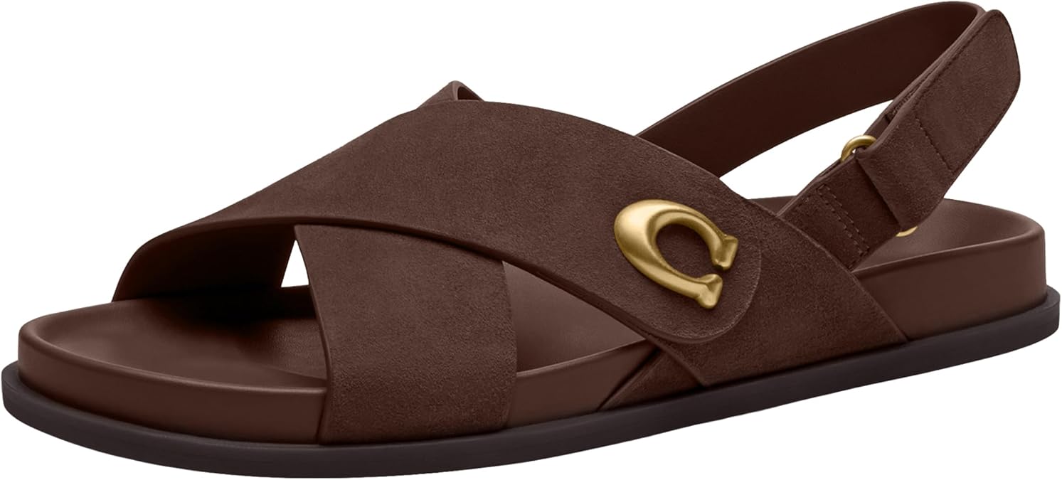 Coach Damen Sculpted C Criss Cross Sandalen