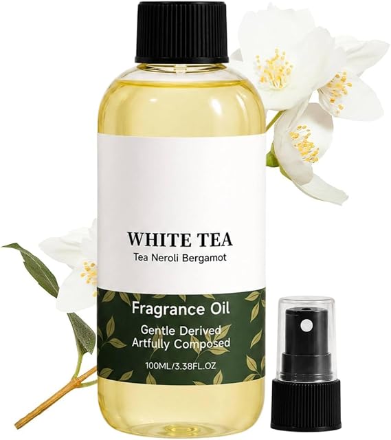 Lopeie White Tea Diffuser Oil, White Tea Hotel Oil, 100ml，1PC