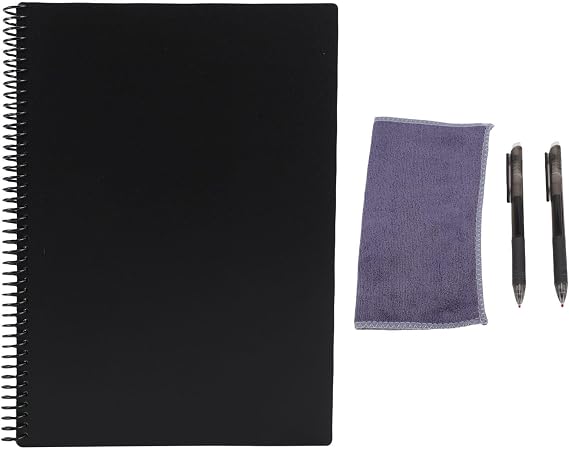 Fafeicy Reusable Smart Notebook, Size 180x255mm with App Connected Lined and Dotted Pages, for Office Meetings and Students Class Notes