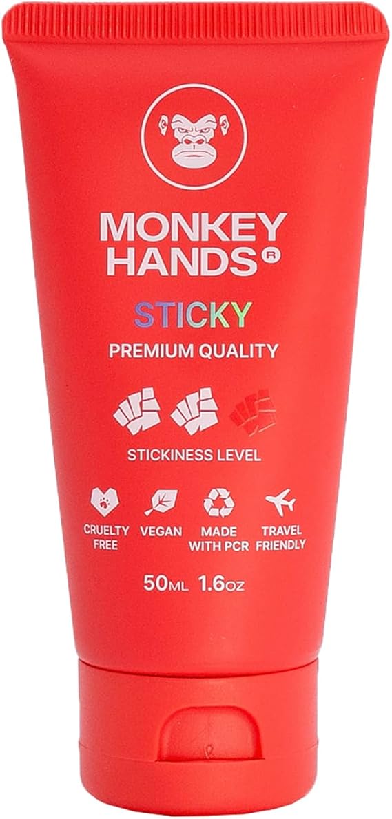 MonkeyHands Gel Grip – High-Performance Grip Aid for Dry Hands for Pole Dance, Gymnastics, Calisthenics | Vegan, Skin-Friendly | Rings, Parkour, Tennis, Padel
