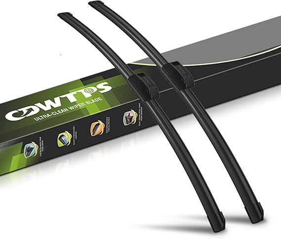 Cdwtps 22インチ+22インチ フロントガラスワイパーブレード ダッジ用、2パック