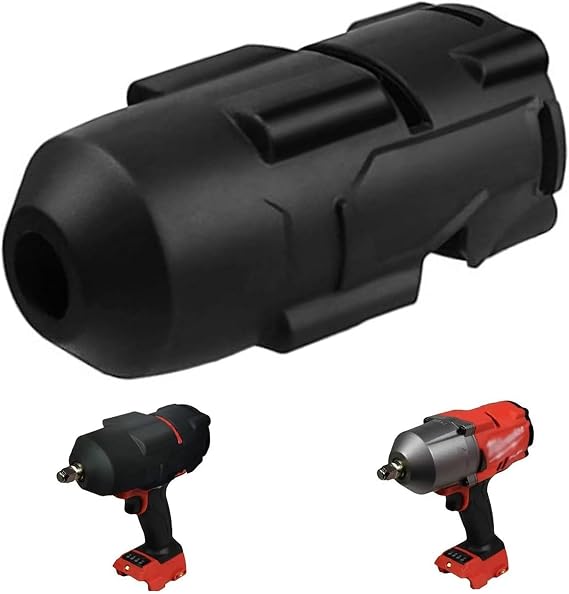 Impact Cover for Milwaukee, High Torque Wrench Rubber Protective Boot for M18 1/2" Impact Wrench 2767-20, 2863-20, Durable Rubber Protective Cover