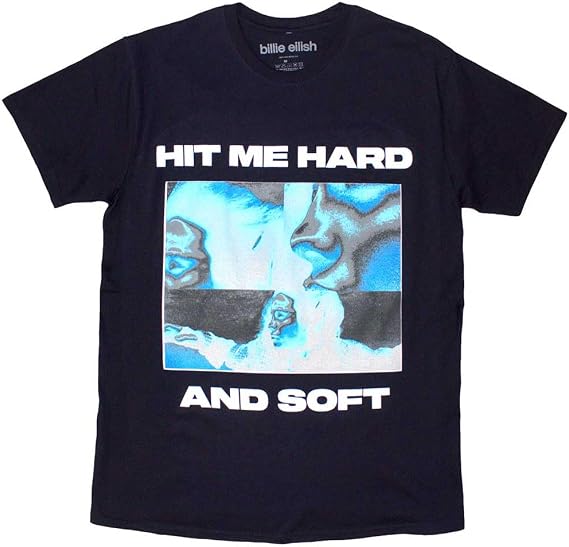Billie Eilish Hit Me Hard And Soft Negative T Shirt Size M