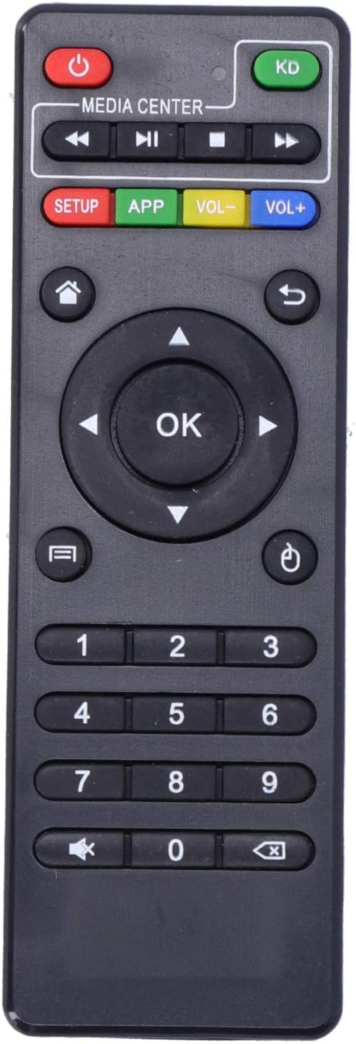 TV Box Remote,Control TV Box IR Controller, Buttons Universal Remote Control Portable TV Box IR Controller Remote Control Replacement for Android x96 x96mini x96w
