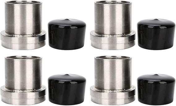 Premium Stainless Steel Trailer Replacement for, Firm and Sturdy Bearing Buddies with Protective Buddy Bra Accessory for 2.441in Hubs