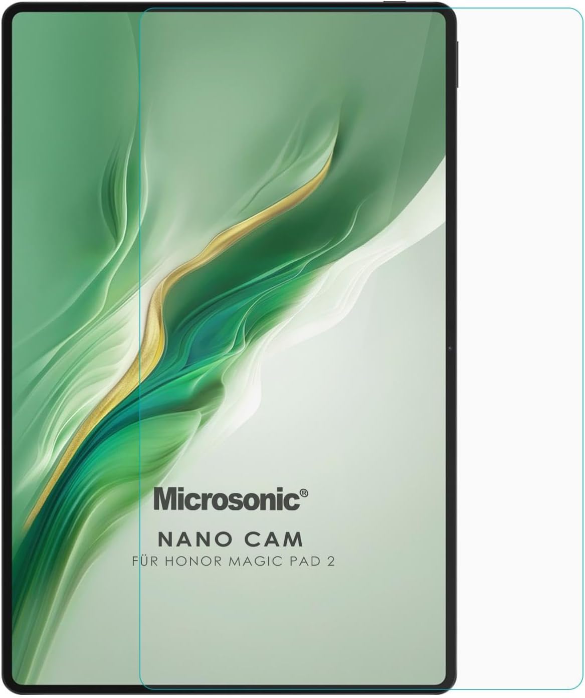 Microsonic Honor Magic Pad 2 Nano Glass Cam Ekran Koruyucu [Honor Magic Pad 2 ile Uyumlu Ekran Koruyucu - Şeffaf]