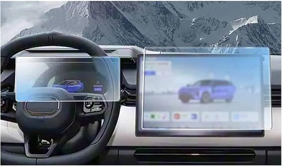 Screen Protector For LYNK&CO 08 For EM-P 2023-2026 Car Interior Screen Protector Console GPS Navigation LCD Screene TPU Film Scratch Resistant Navi Protective Film(C,Left)