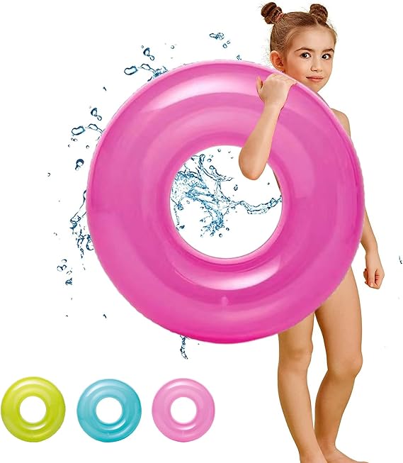 Inflatable Pool Floats Rubber Ring for Kids Adults