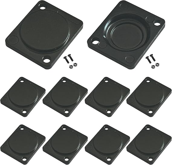 PENGLIN 10PCS Panel Mount Blank Plate,