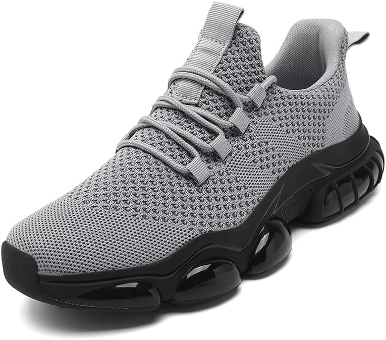 Mens Trainers Running Walking Shoes Sport Outdoor Casual Tennis Gym Hiking Shoes Lightweight Comfortable Fitness Sneakers for Men Fashion Work Athletic Jogging