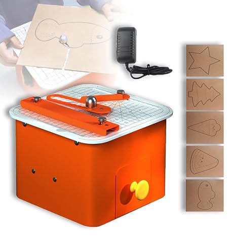 Electric Cardboard Cutter for Kids, Safe Tool with Materials Kit, Cutting Thickness 0-2.5mm, for Ages 5+, DIY Cardboard Projects