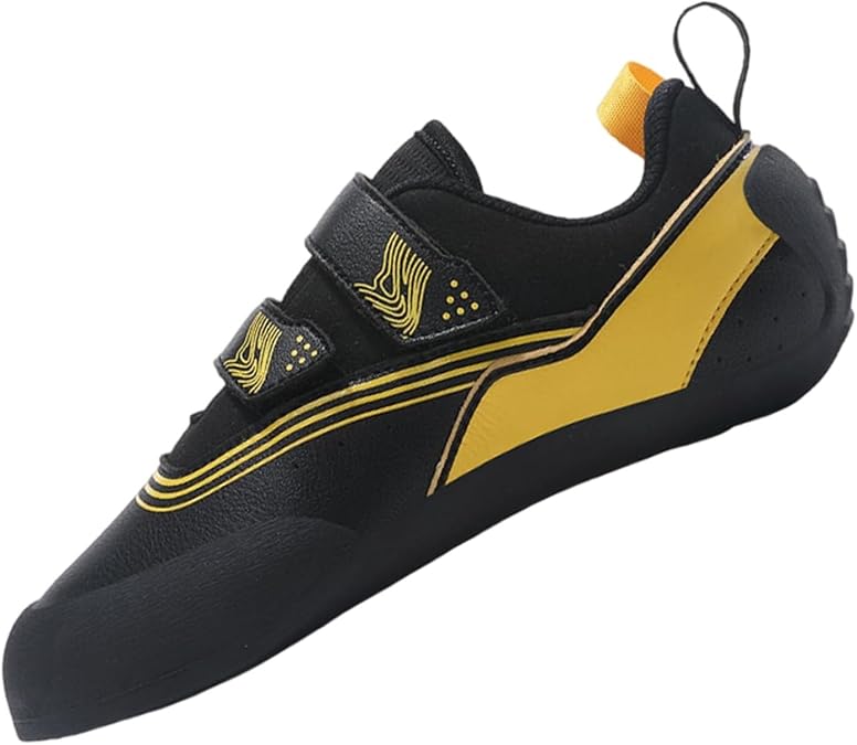 Bouldering Shoes,Men's Climbing Shoes,Climbing Shoes Bouldering,Symmetrical Sole,Grip,Lightweight Non-Slip,Quick On/Off,Fit Adjustability,for Beginners Or for Long and Moderate Ascents
