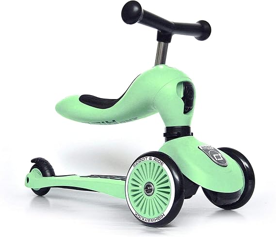 Scoot & Ride Unisex – Babys Highwaykick 1 Kickboard mit Sitz