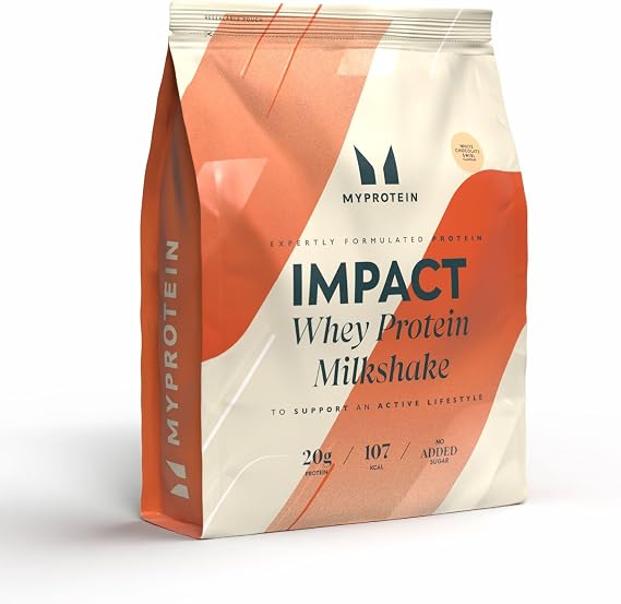 Myprotein Impact Whey Protein Milkshake, White Chocolate Swirl, 30 Servings