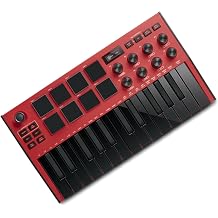 Professional 25 Key USB Controller Musical Keyboard Instruments Synthesizer Piano For Studio Keyboard Piano for Beginner (Color : 02)