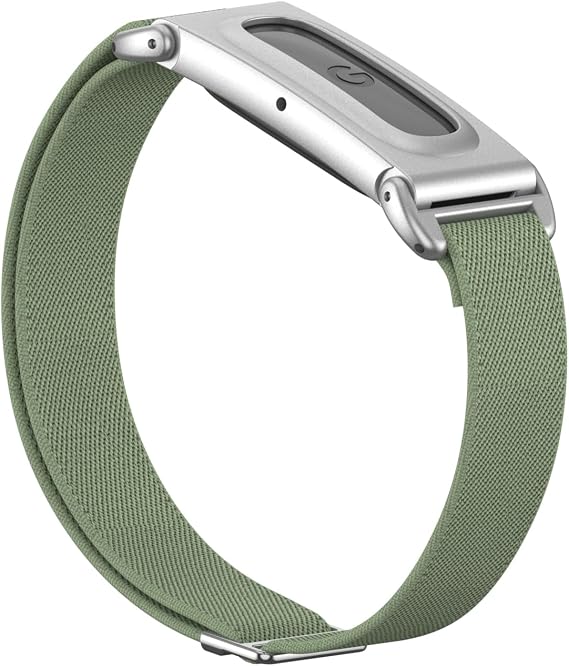 Miimal ナイロンバンド Google Fitbit Air用 ソフト ストレッチ スーパーニット ナイロンバンド メタルケース 防汗 スポーツ 交換用 通気性 織地 リストバンド バンパーケース Fitbit Air用 男女兼用