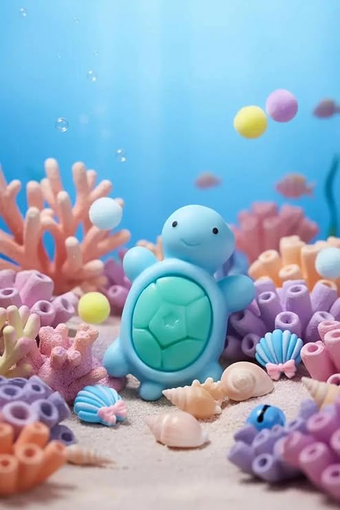 World Squishy Ready Made Turtle, Kaplumbağa Tasarımlı Yumuşak Stres Oyuncağı