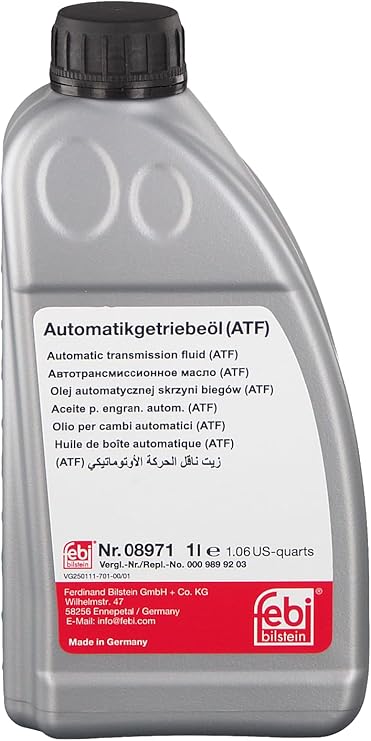 febi bilstein 08971 Automatic Transmission Fluid (ATF) for autom. transmission,converter and hydraulic steerings, pack of one
