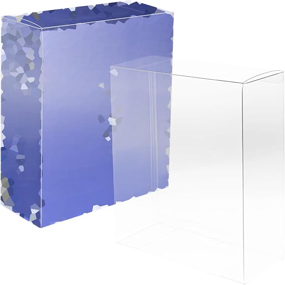 Box Protector for PlayStation 2 Original Fat Console Box, Clear PET Display Case for Storage and Display, Compatible with PS2 Console Packaging