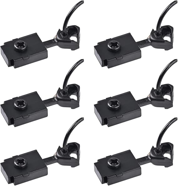 6 Pack Train Coupler Hook Set for 1/87 Scale Models