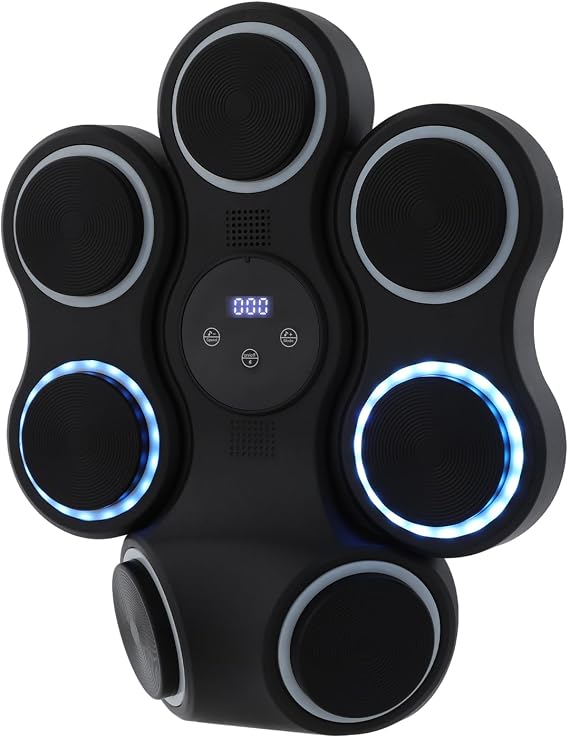 Music Boxing Machine Home Fitness Equipment with Gloves Easy Assembly