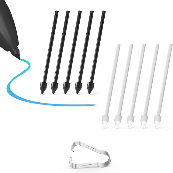 10 PCS Tips/Nibs Replacement for Samsung Galaxy Tab S9/S9FE+/S9 Ultra, S8/S8+/S8 Ultra, S7/S7+/S7 FE, S6/S6 Lite, Note10/10 Plus/10 Lite, Note 20/S21/S22/S23/S24/S25 Ultra S Pen