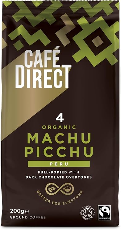 Cafedirect Machu Picchu Organic Ground Coffee, 200 g
