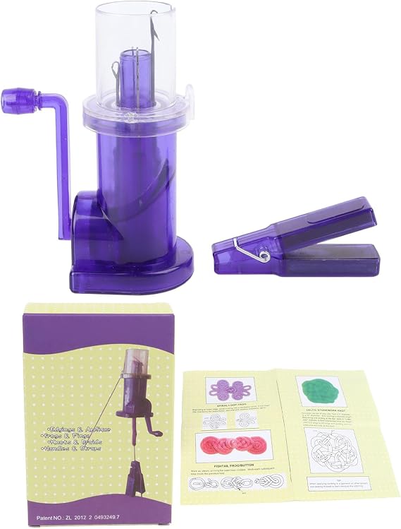 Embellish Knit Machine, Maquina Tricotin Maquina De Tricotin Portable Manual Spool Knitter, Sentro Knitting Machine, 20293 Embellish-Knit Kit for Craft Ornament, Easy to Operate, Made of
