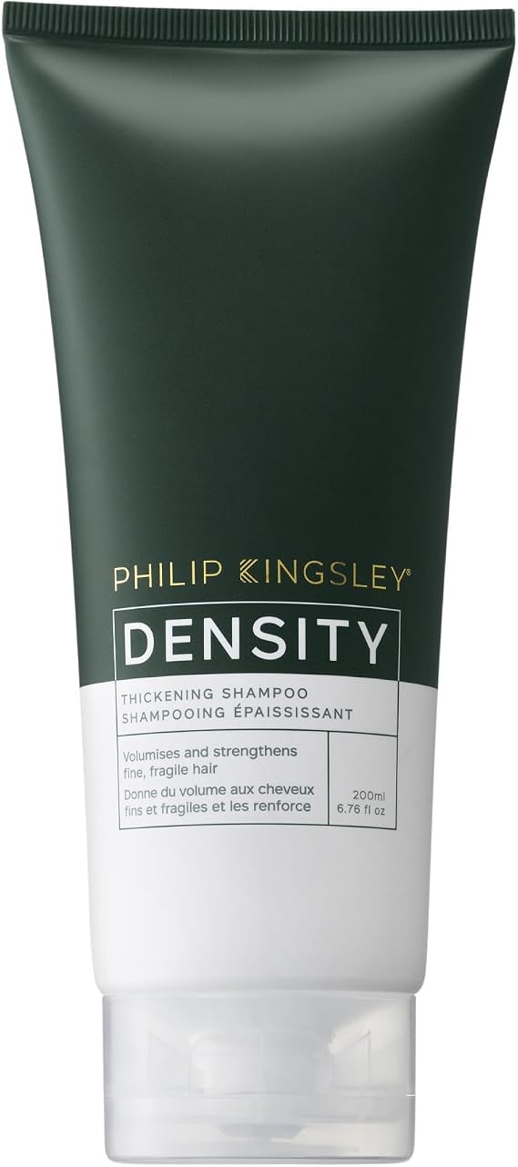 Philip Kingsley | Density Thickening Shampoo | For Thinning Hair and Hair Loss | Fine, Fragile | Thickener and Strengthener | Helps Volumize and Strengthen | 200ml