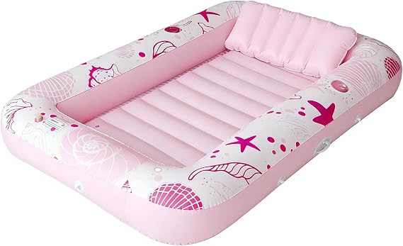 Inflatable Tanning Pool Lounger Float Water Recreation Lounger with Cup