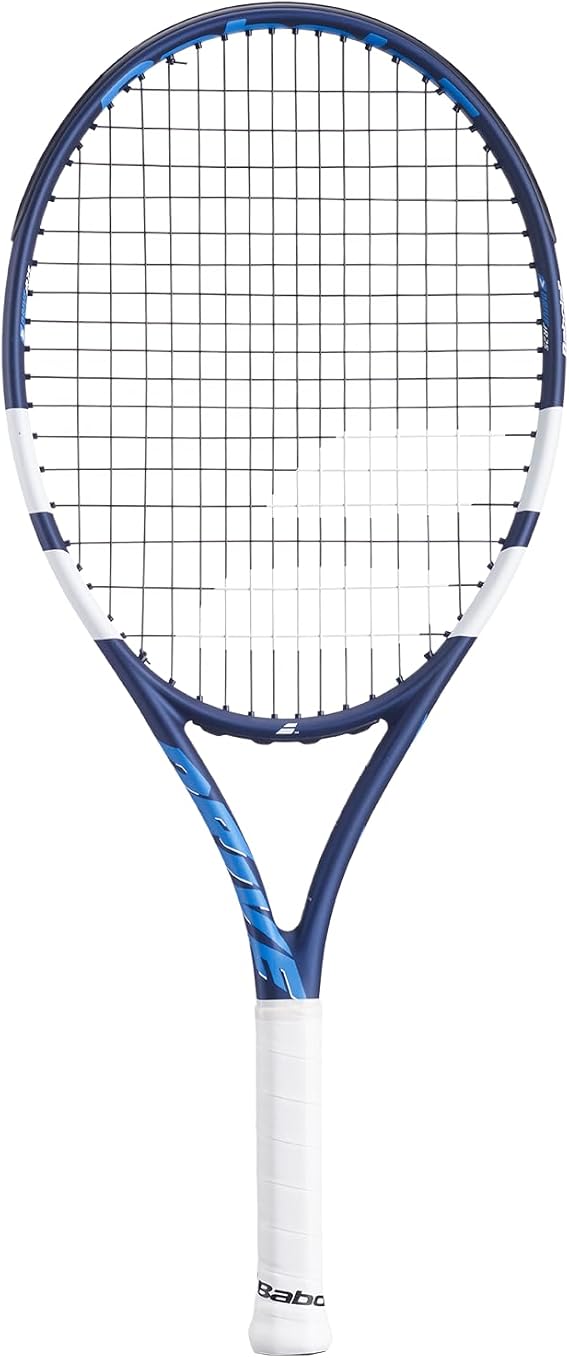 Babolat, Drive Junior Model Tenis Raketi, Tek Boyut, Mavi/Kırmızı Renk, Grafit ve Alüminyum Kompozit Çerçeve, Hafif 230 g, Genç Oyuncular İçin İdeal 9-11 Yaş
