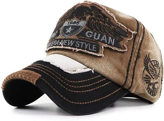 Baseball Cap Men's Distressed Snapback Caps Retro Trucker Hat Unisex