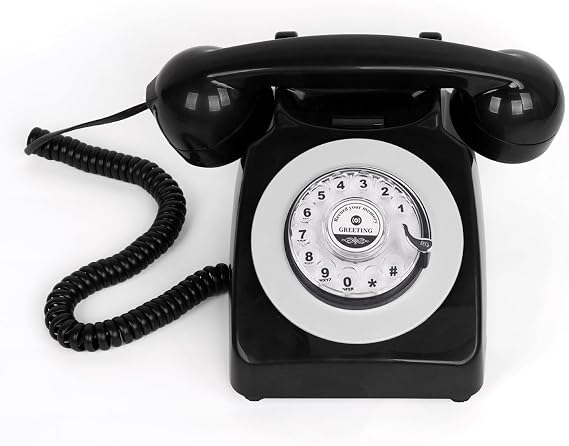 RDYMONKEY Audio Guest Book Wedding Phone Record Customized Audio Messages with Audio Guestbook for Parties Weddings Birthdays Rentals Confessions Phone Record (Black)