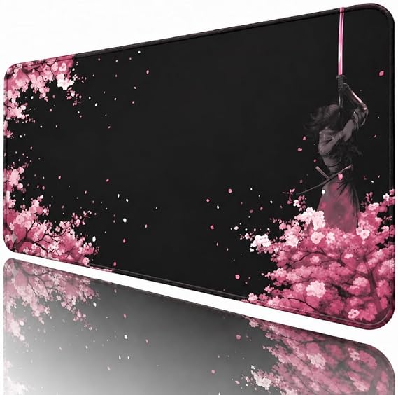 8 Farklı Desenli Baskılı Model Black Deer XXL Gaming Mouse Pad 90x40 cm – Dikişli Kenar, Kaymaz Taban, Dijital Tasarım, Hassas Takip, Ultra Geniş Oyuncu Mousepad (Sword 90x40 cm)