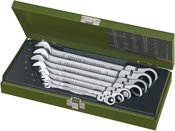 Proxxon 23068 Micro Combi Peeder Set with Joint 7 Pieces 8 to 19 mm