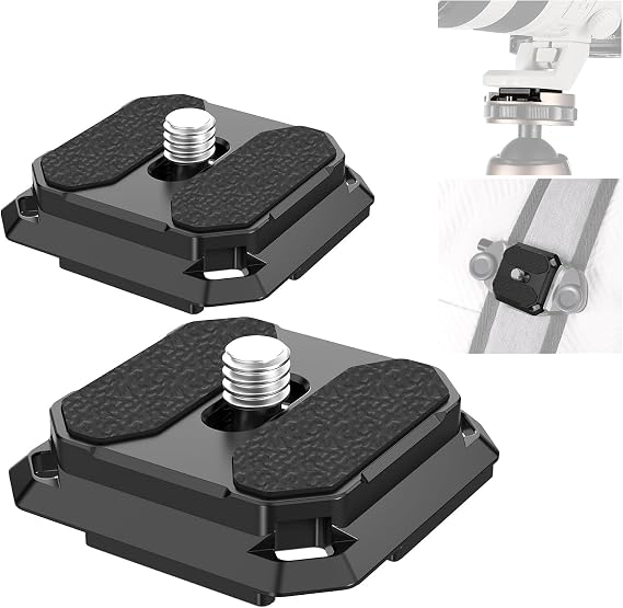 NEEWER Quick Release Plate 38mm Square Arca Type QR Camera Mount Plate