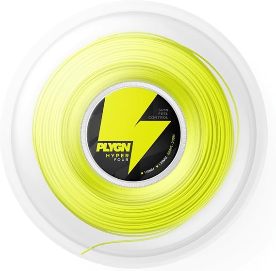 Hyper Four/Spin & Control/Co Polyester/Tetragonal Tennis String