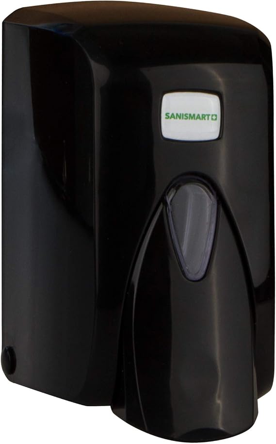 Vialli S5B Sıvı Sabun Dispenseri Aparatı Hazneli Siyah 500 ml