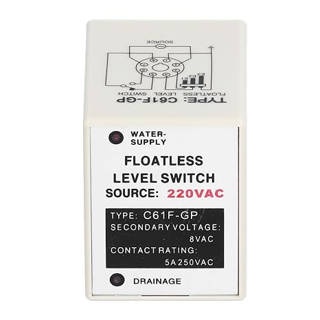 CKC Floatless Water Level Controller, AC220V 8-Pin