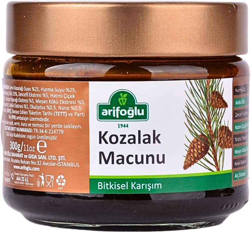Arifoğlu Kozalak Macunu 300g Ekstreler İle Üretilmiştir