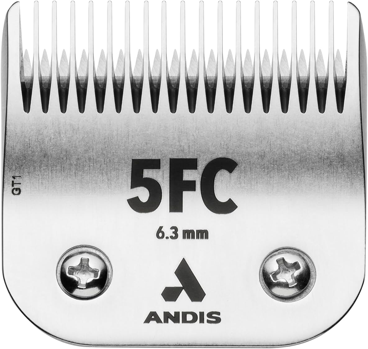 Andis 72630 Edge Detachable Dog Clipper Blade, Equipped with Stainless Steel for Precision Trimming, Fits Motor-Driven Trimmer, for Pet’s Fast Touch-Ups  Grooming, Size 5Fc, Silver