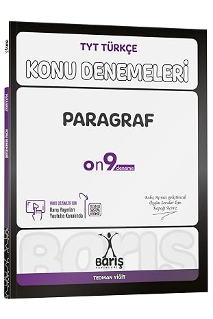 Barış Yayınları TYT Türkçe Paragraf Konu Denemeleri