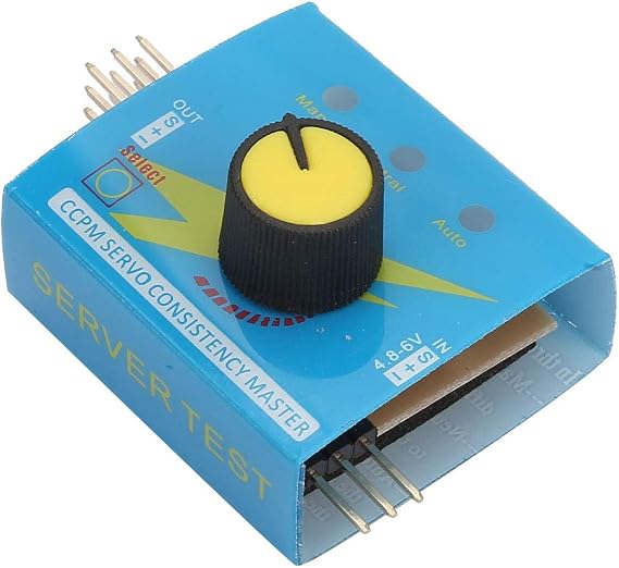 3 Channels Multi Servo Tester with Over Current RC Motor ESC Testing with Three Stage Indicator 4.2-6.0V - Toys & Games/Remote & App Controlled Vehicles & Parts/Remote & App