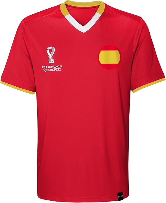 OuterStuff International Soccer Men's FIFA World Cup Classic Secondary Short Sleeve Jersey