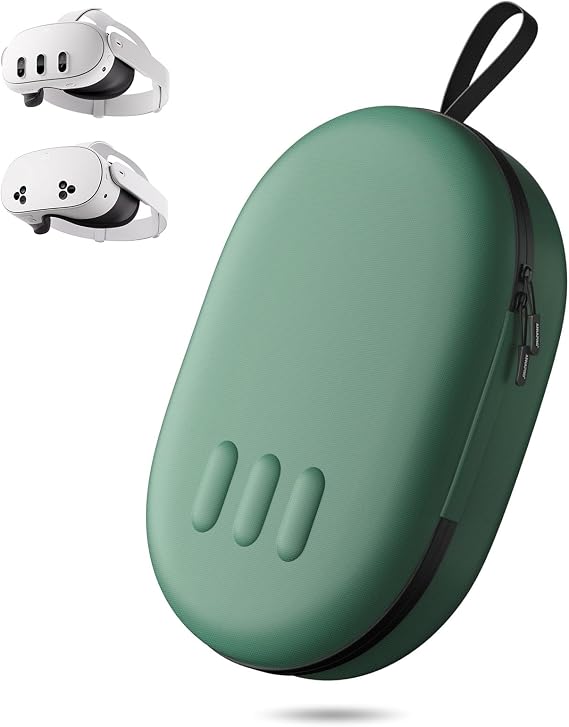 ANNAPRO Case for Meta Quest 3, Green, Modern, Green, Modern