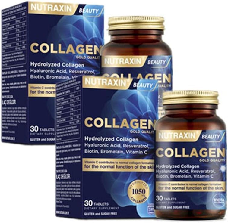 Nutraxin Beauty Gold Collagen 30 Tablet 2'li Paket, 8680512630357-2