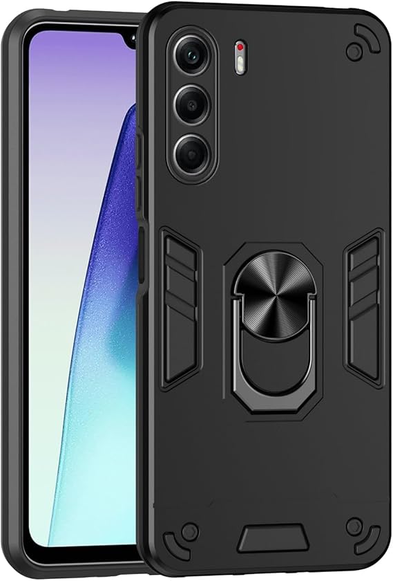 Pzwoxukhov Compatible with Tecno Camon 40 Pro 4G Case,Built-in Stand, Shockproof and Drop-Proof Phone case Black