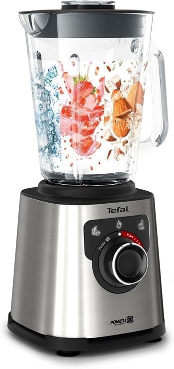 Tefal Perfectmix BL871D 1,5 L Mélangeur de Table 1200 W Acier inoxydable, Gri