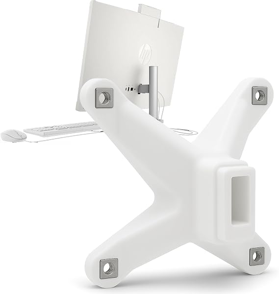 3IDEE VESA Adapter - Compatible with HP All-in-One PC (24-cr0706ng, 27-cr0005ng & more) - Mount Adapter 75x75 mm, For Monitors Without VESA Connection, For Mounting on Monitor and Wall Bracket